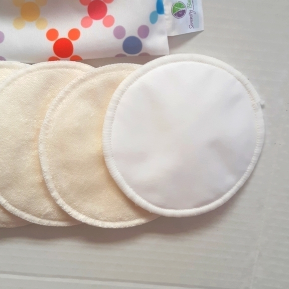 🌿👶Organic Bamboo reusable breastfeeding breast pads machine washable 🌿 - Picture 6 of 6